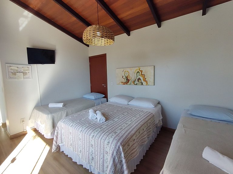 Casa da Flor Guest House - Suíte Abacateiro. Praia Grande