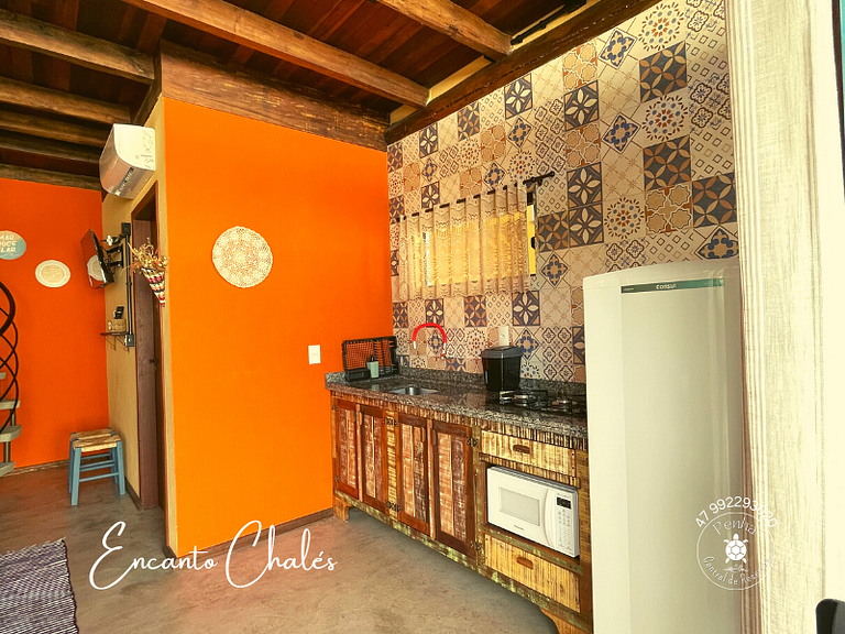 Encanto Chalés – Cascalho – 150m da Praia Grande