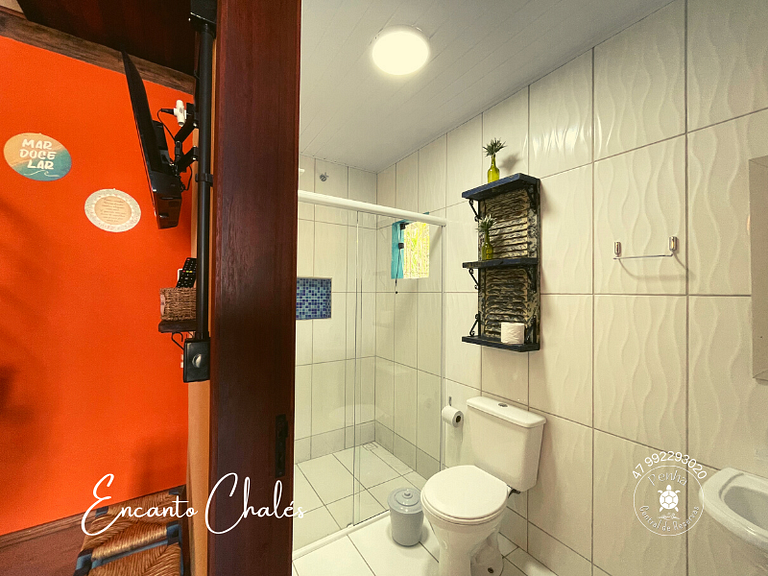 Encanto Chalés – Vermelha – 150m da Praia Grande