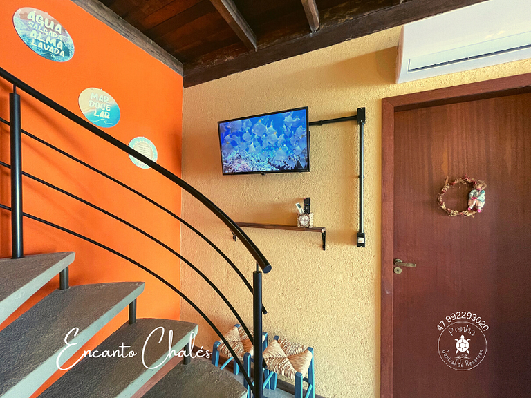 Encanto Chalés – Vermelha – 150m da Praia Grande