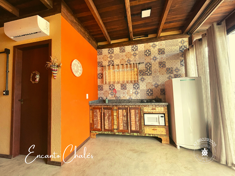 Encanto Chalés – Vermelha – 150m da Praia Grande